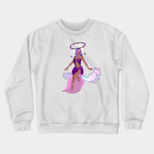 Glow Fairy Clouds and Moon Crewneck Sweatshirt